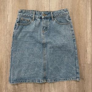 Brandy Melville Jean Skirt